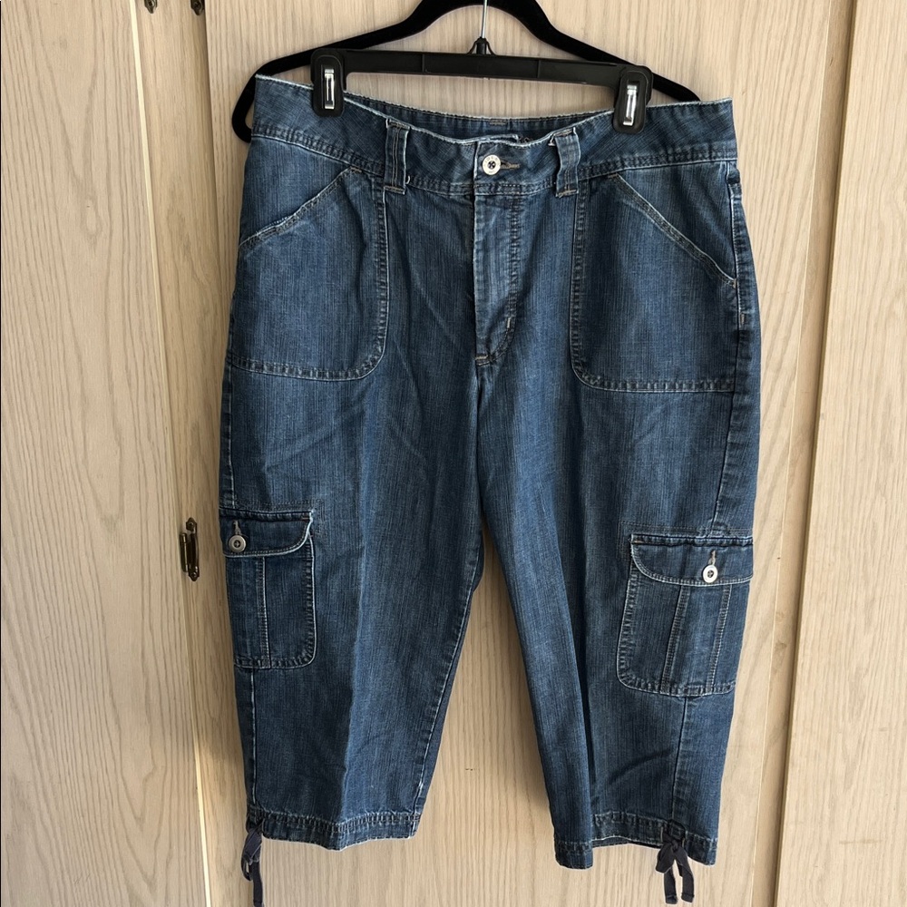 Lee Riders Blue Denim Capris